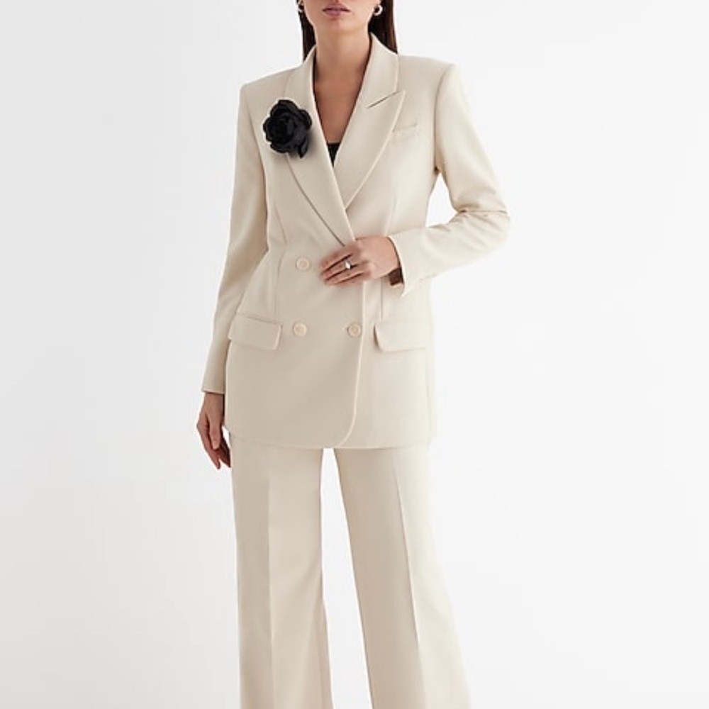 Express Double Breasted Corsage Blazer Size XL - Picture 4 of 7
